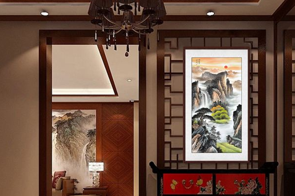一进门放个什么画招财（客厅玄关画有什么风水讲究）