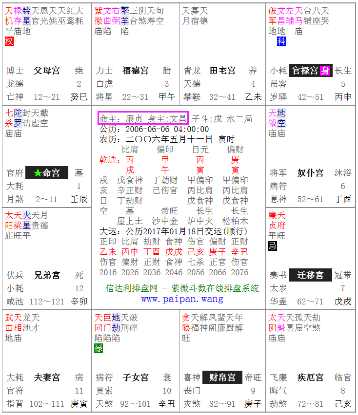 紫薇斗数中的命主是什么意思（紫微斗数中的闲）