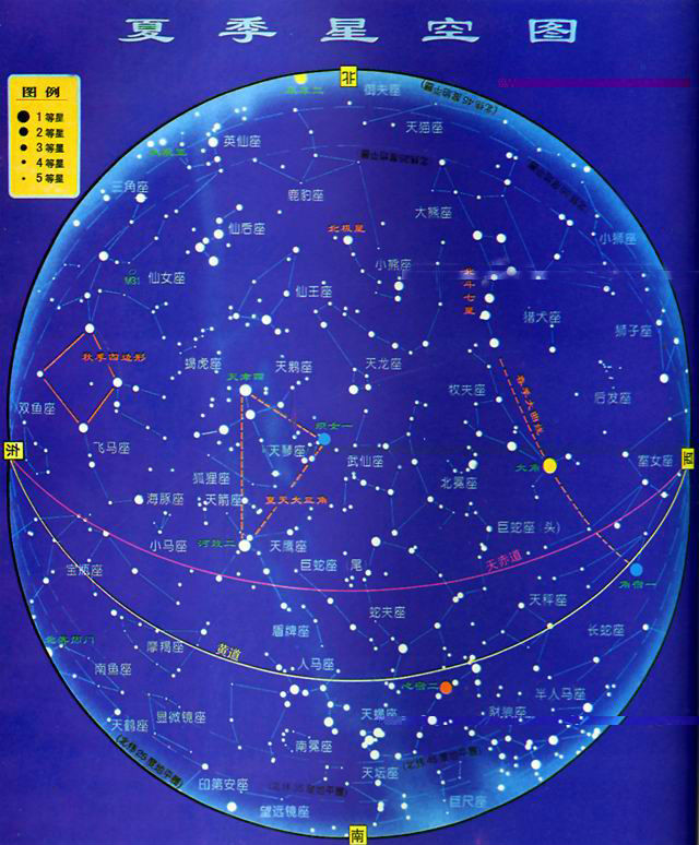 摩羯座的星图面积,摩羯座的星图连线图